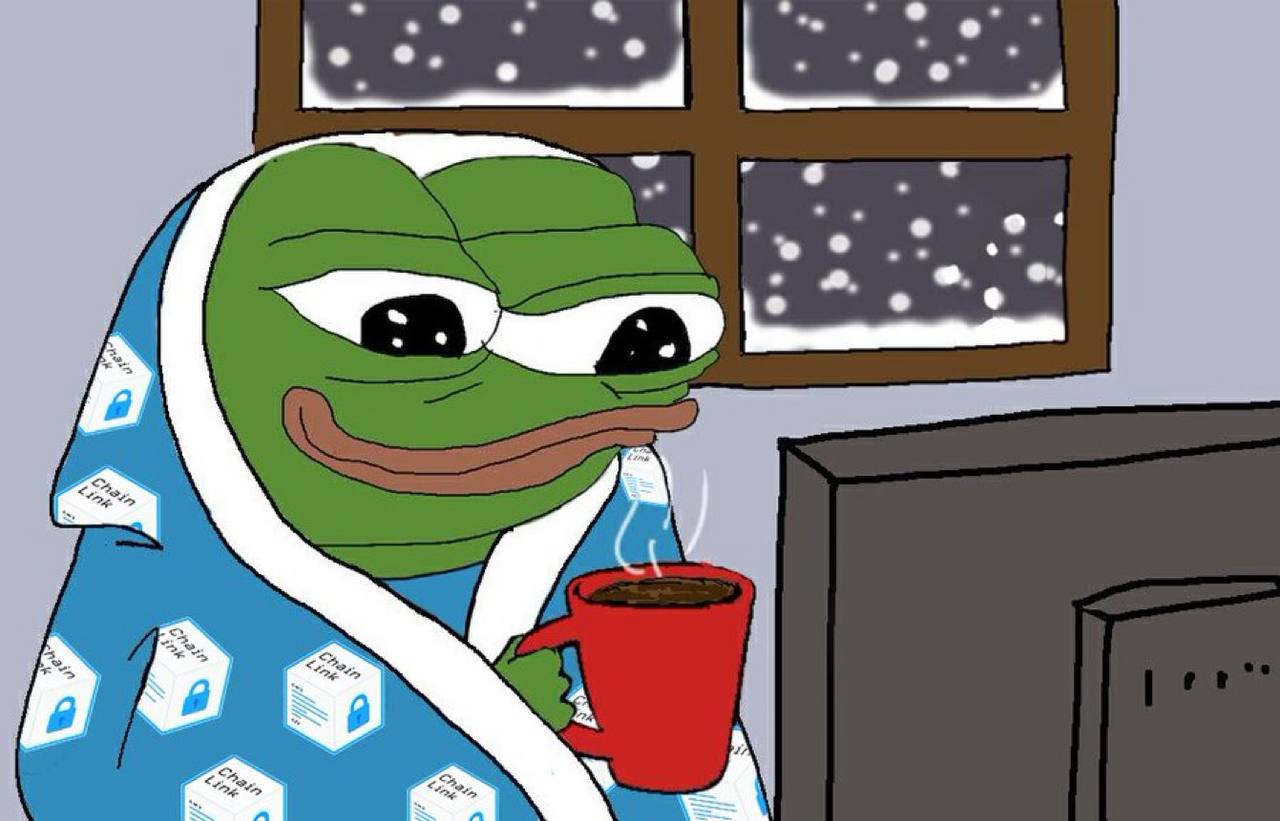 comfy winter pepe