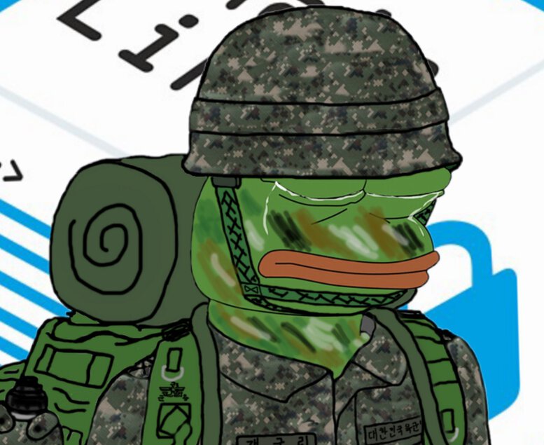 saluting marine